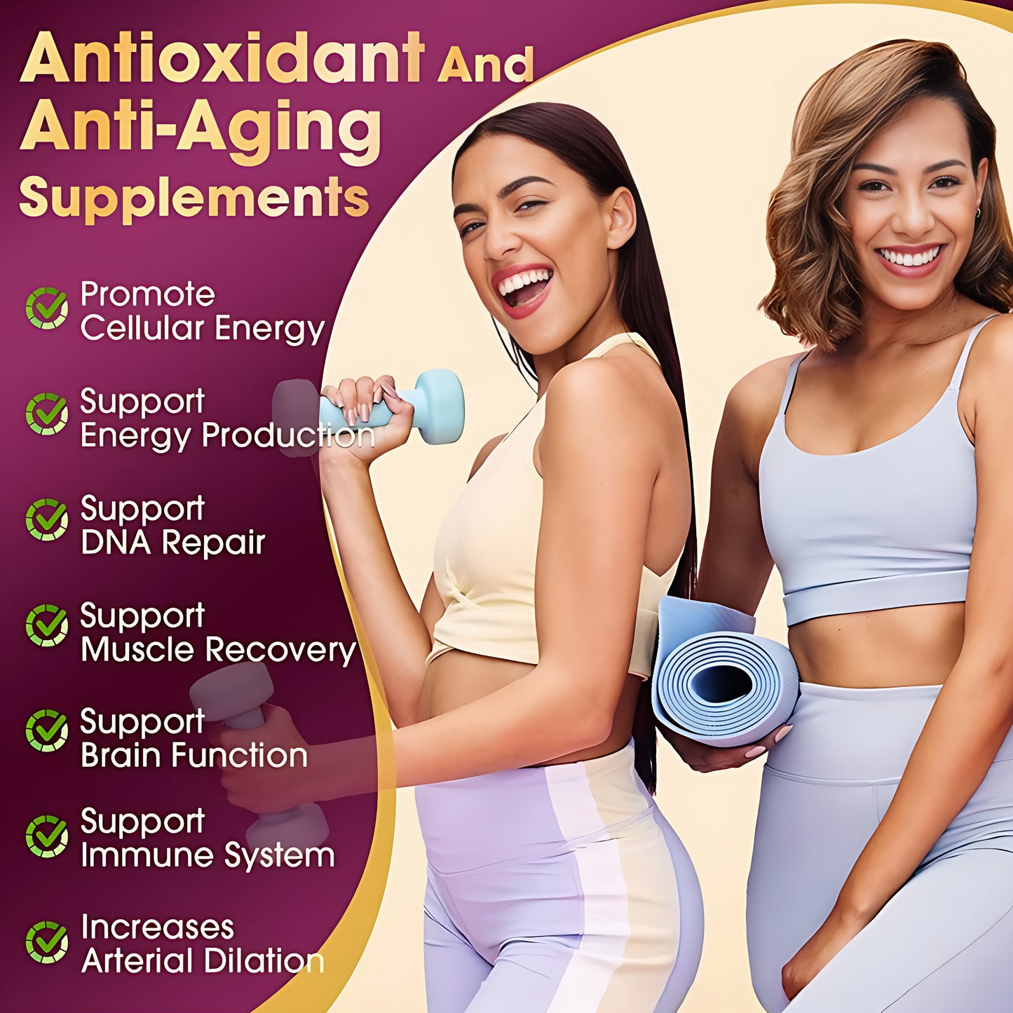 NAD+ Liposomal Supplement Gummies with Resveratrol – Organic Anti-Aging & Energy Support for Women