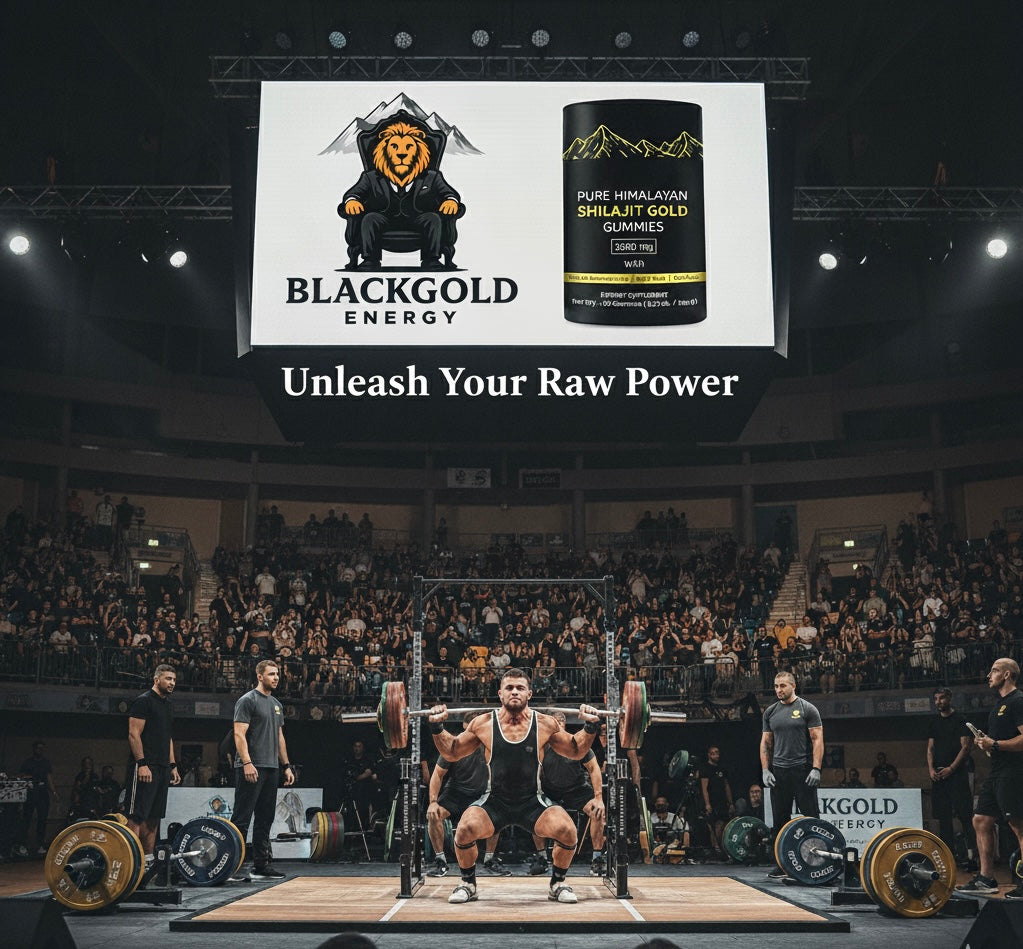 Blackgold Shilajit Gummies — Energy with a Sweet Edge