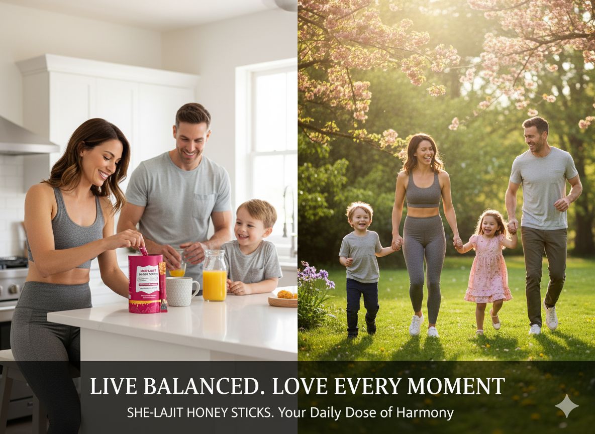 She-Lajit Honey Sticks — 30 Pack of Natural Energy for Women