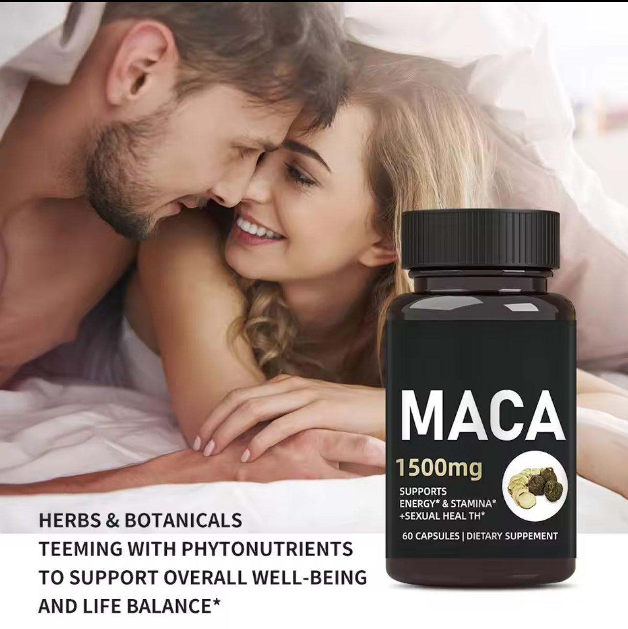 Blackgold Maca 1500mg – Natural Power Booster