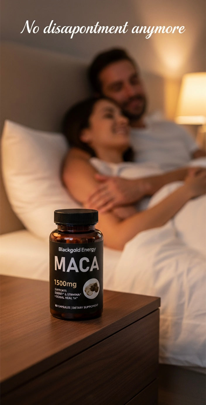 Blackgold Maca 1500mg – Natural Power Booster