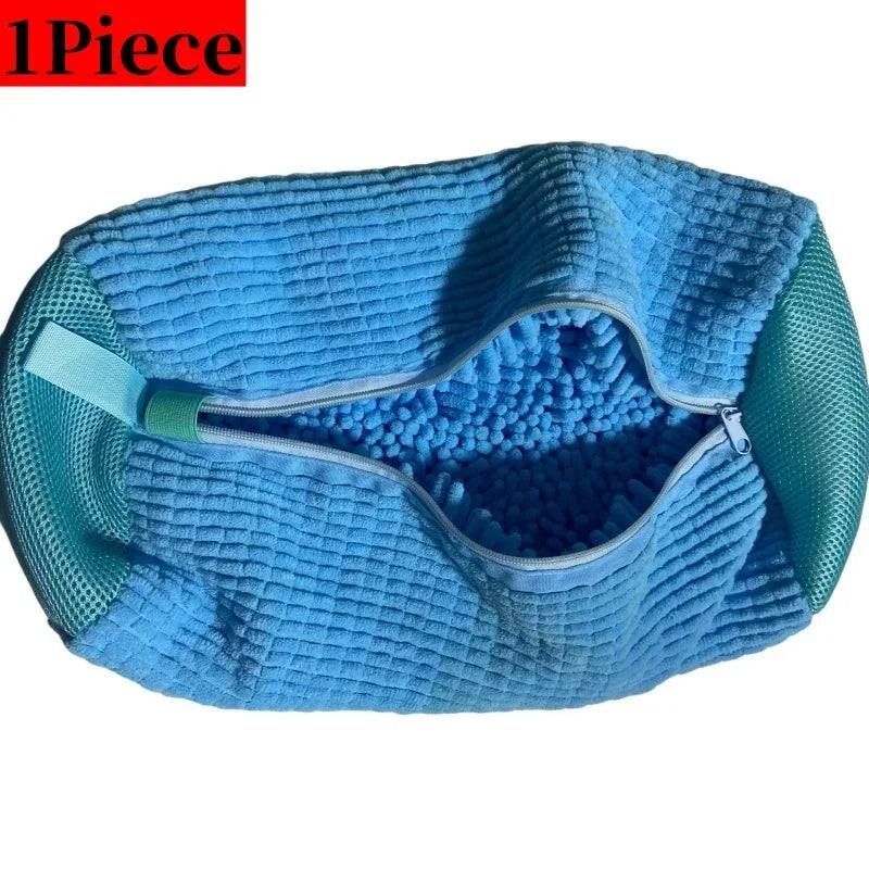 🧼 Shoe Cleaner Kit – 🧺 Laundry Washing Bags + 🪥 Soft Bristle Brush for 👟 Sneakers & All Shoes (1/2/4PCS)