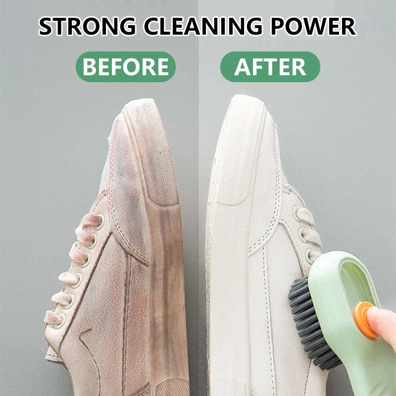 🧼 Shoe Cleaner Kit – 🧺 Laundry Washing Bags + 🪥 Soft Bristle Brush for 👟 Sneakers & All Shoes (1/2/4PCS)