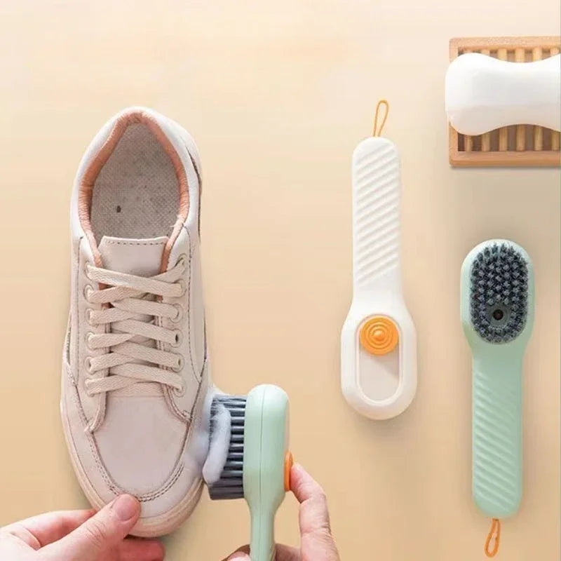 🧼 Shoe Cleaner Kit – 🧺 Laundry Washing Bags + 🪥 Soft Bristle Brush for 👟 Sneakers & All Shoes (1/2/4PCS)
