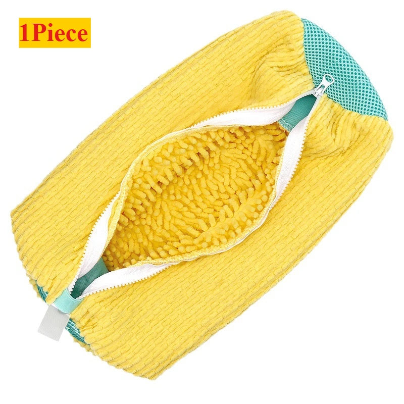 🧼 Shoe Cleaner Kit – 🧺 Laundry Washing Bags + 🪥 Soft Bristle Brush for 👟 Sneakers & All Shoes (1/2/4PCS)