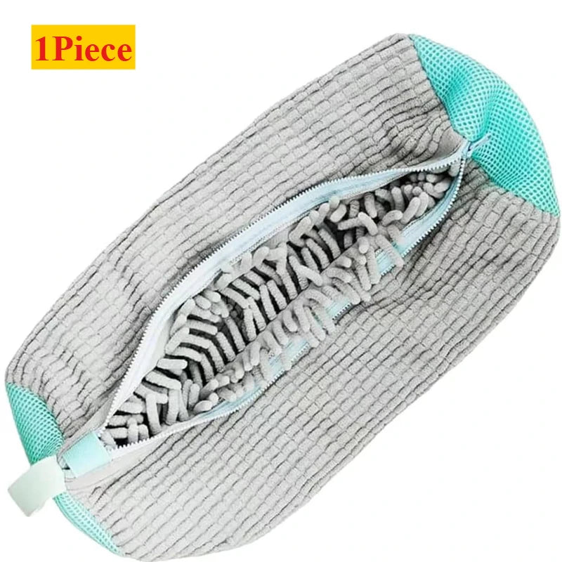🧼 Shoe Cleaner Kit – 🧺 Laundry Washing Bags + 🪥 Soft Bristle Brush for 👟 Sneakers & All Shoes (1/2/4PCS)